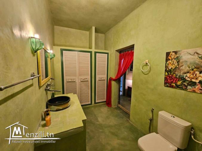 A Vendre Une Maison D'Hôte avec Grand Terrain vue mer à Sidi Mahrez Sidi Jmour  Djerba