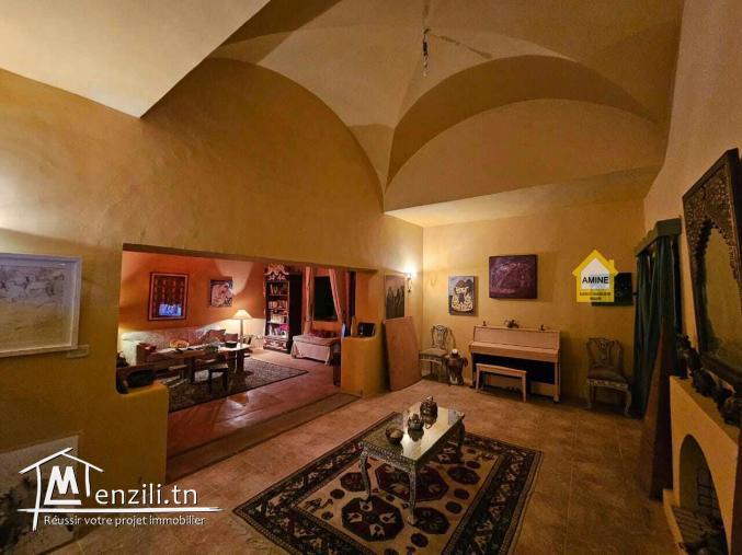 A Vendre Une Maison D'Hôte avec Grand Terrain vue mer à Sidi Mahrez Sidi Jmour  Djerba
