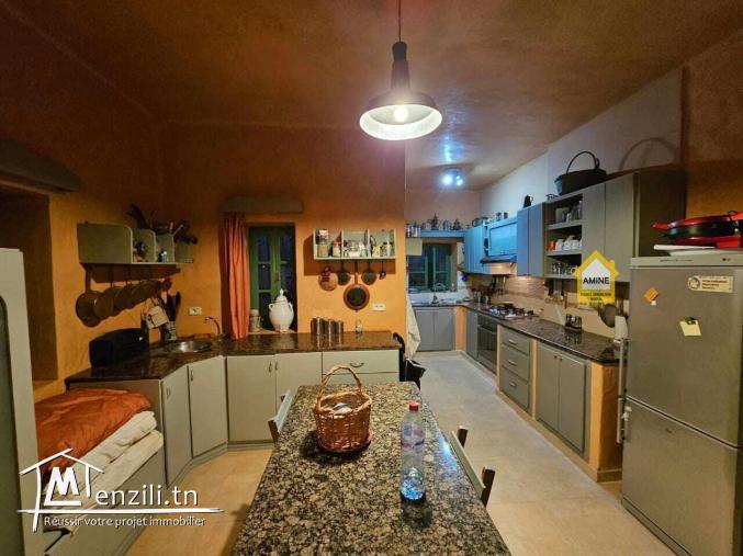A Vendre Une Maison D'Hôte avec Grand Terrain vue mer à Sidi Mahrez Sidi Jmour  Djerba