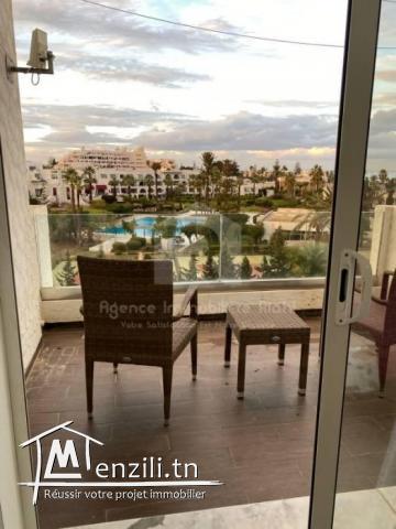 A louer  un appartement  S2 meublé situé à Kantaoui