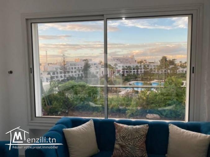 A louer  un appartement  S2 meublé situé à Kantaoui