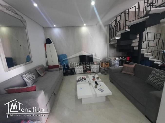 Duplex S3 meublé à La Marsa ZDL0222