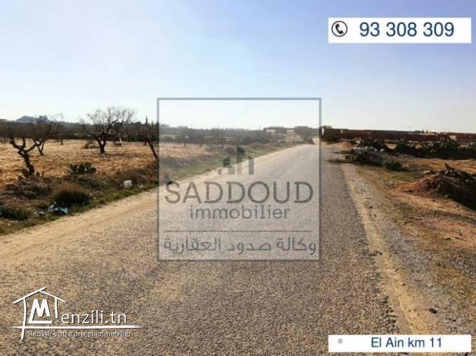 lot de 500m à route el Ain km11 Zanket Yasmine parc
