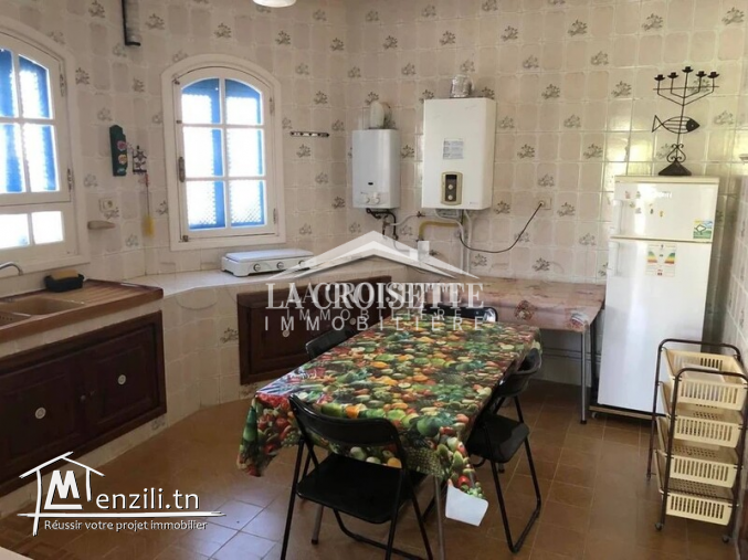 Etage De Villa Meublé S+1 Avec Terrasse ZEL0474