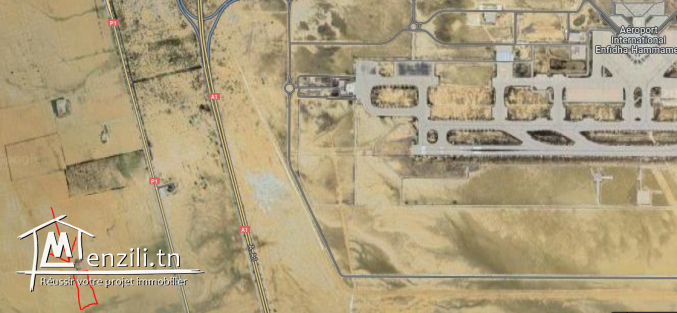 Terrain d'agriculture face l'aéroport Enfidha hammamet