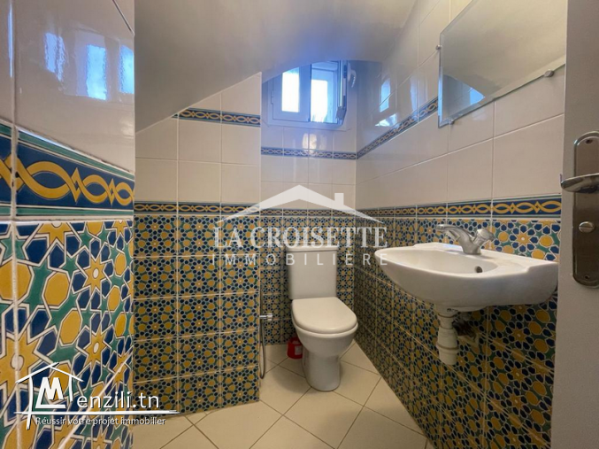 Duplex S+4 Avec Jardin Et Terrasse à La Marsa MAL3607