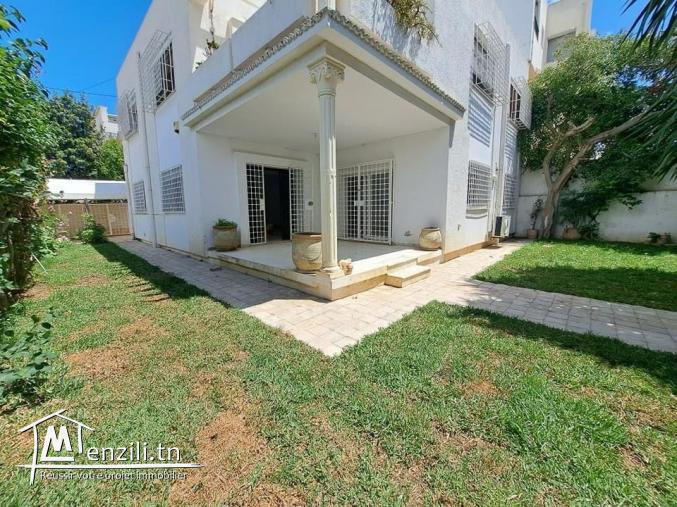 a louer une villa s+3 à la marsa nassim