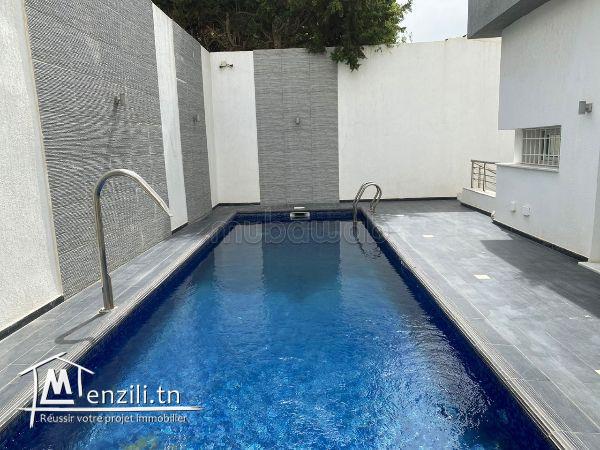 villa avec piscine à la marsa