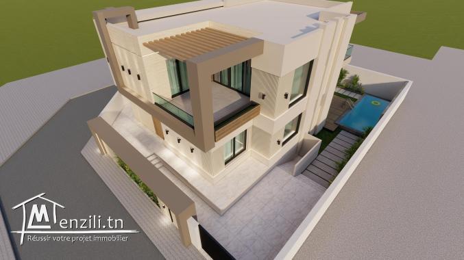 maison inachevée ( sous sol fini à 100%: 90m2 + rdc: 150m2 sous finitions)