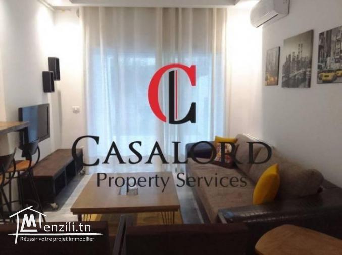 Appartement S1 Meublé avec jardin à la soukra