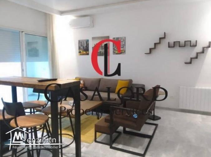 Appartement S1 Meublé avec jardin à la soukra