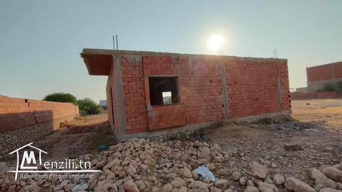 Maison inachevé route manzel chaker km11