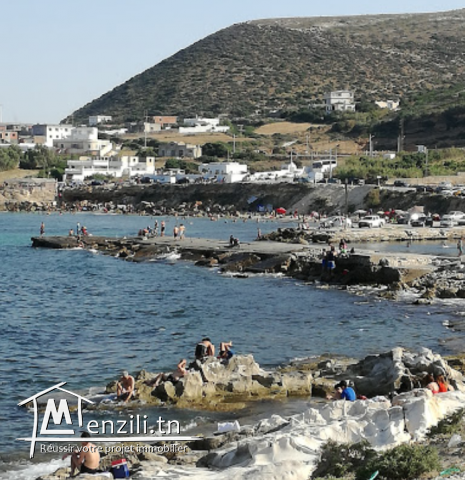 Terrain sur route principal du capzbib (bizert)810m²