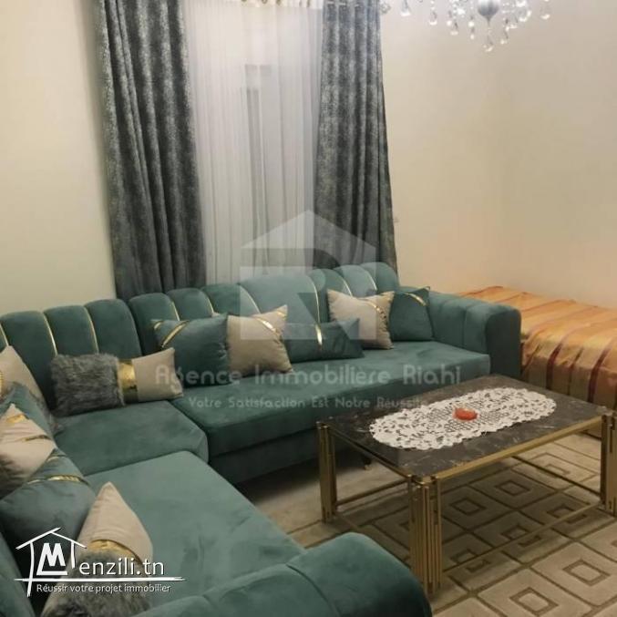 A louer pour toute l'année un appartement S1 meublé à Chatt-meriem sousse