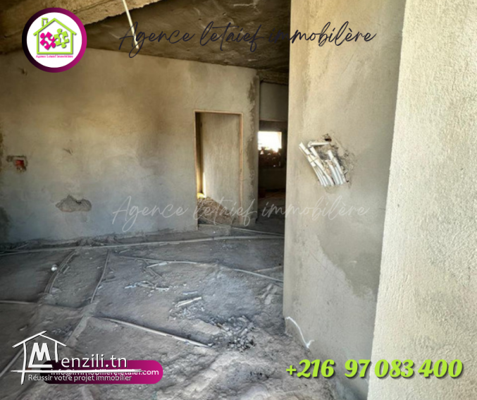 villa inachevée à vendre sahloul hammam sousse