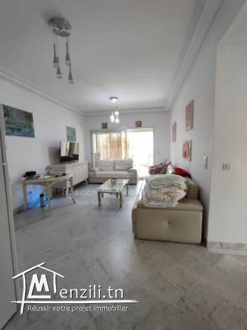 A Louer ( annuelle ) un appartement S3 avec jardin situé à Kantaoui