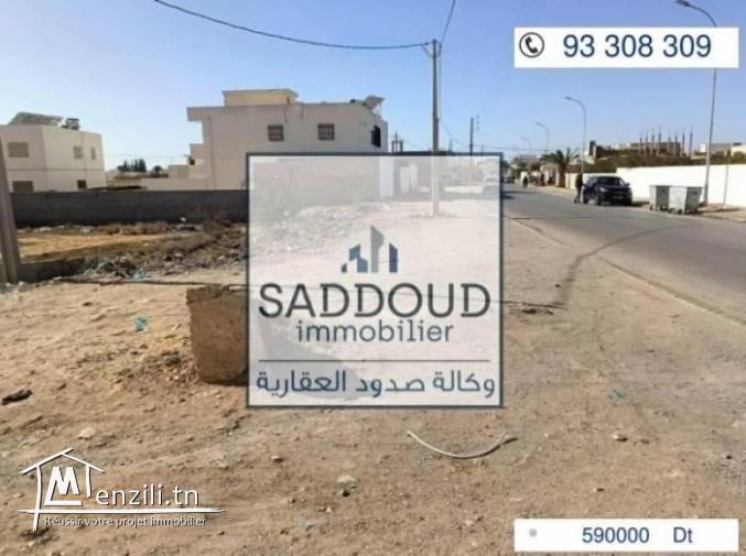 Terrain 1018m² R4 à Route Tunis Km 7.5 Zanket Ben Hmedou