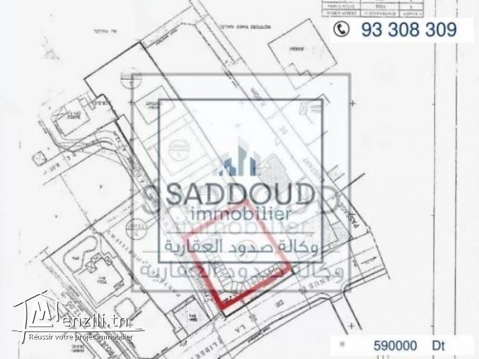 Terrain 1018m² R4 à Route Tunis Km 7.5 Zanket Ben Hmedou