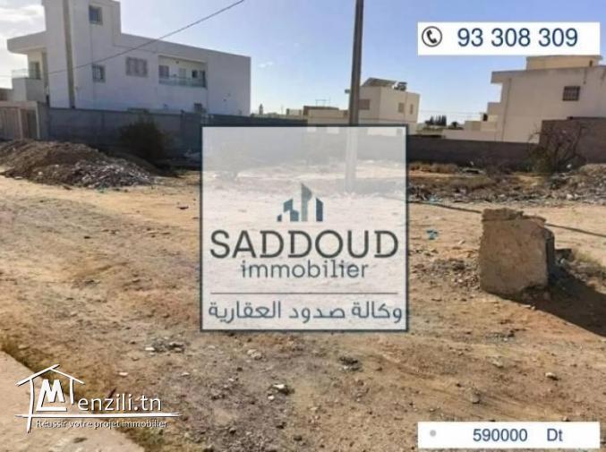 Terrain 1018m² R4 à Route Tunis Km 7.5 Zanket Ben Hmedou