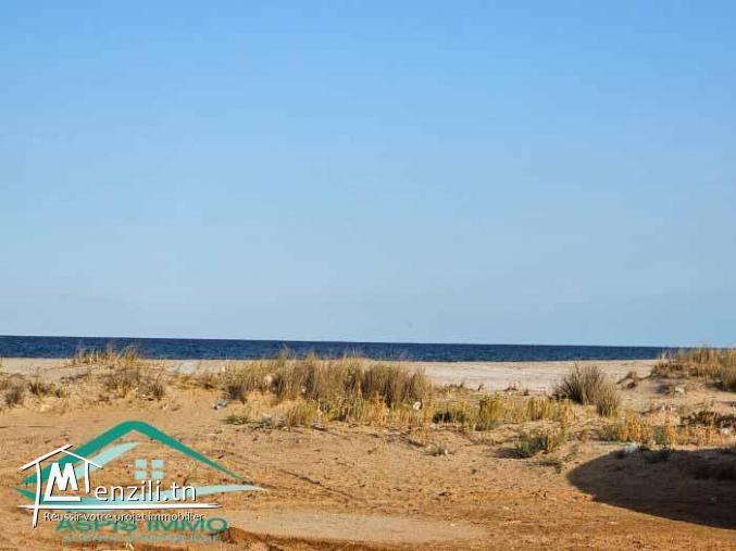 VT576:Terrain d’habitation  462 m² pieds dans l’eau à plage chraf hawaria