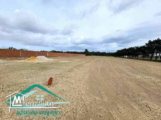 VT772Terrain d’habitation à 400 mètres plage Ezzahra hammam ghzeez