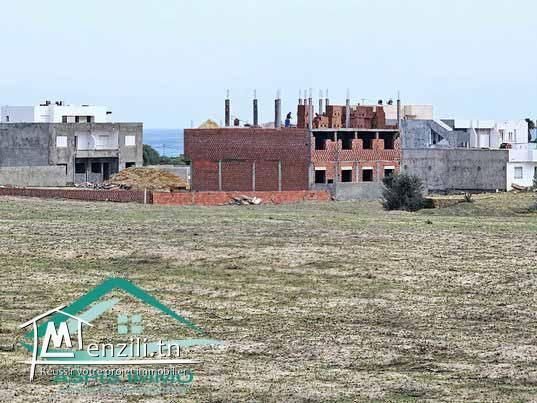VT772Terrain d’habitation à 400 mètres plage Ezzahra hammam ghzeez