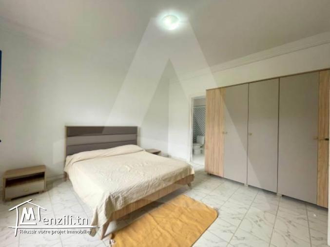 Location d'un appartement S3 Meublé avec une terrasse vue mer à Gammarth