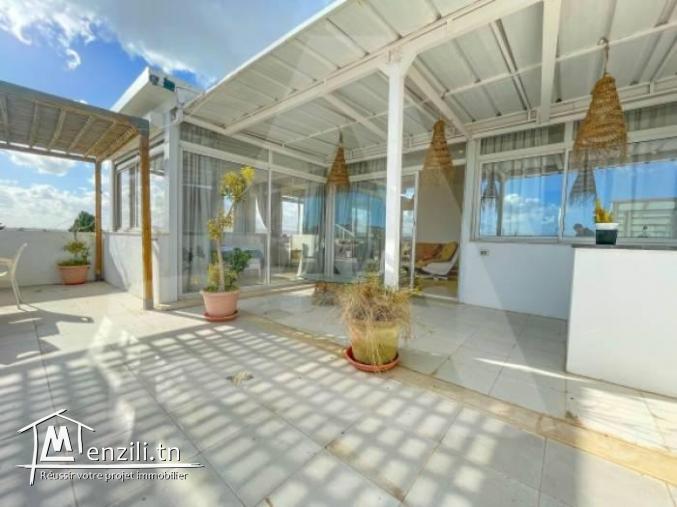 Charmant Loft meublé à louer à la Marsa