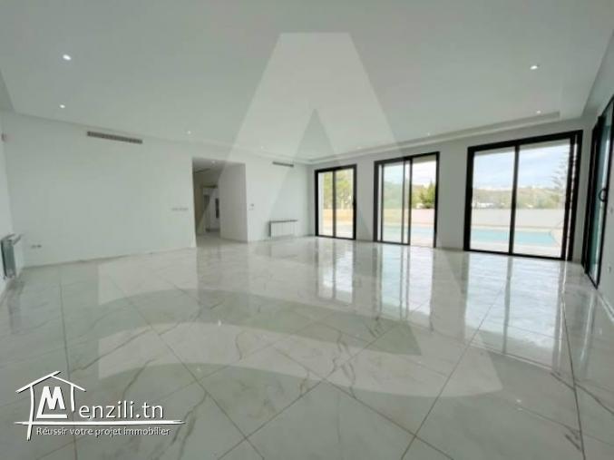 Location d'une Merveilleuse Villa à Gammarth