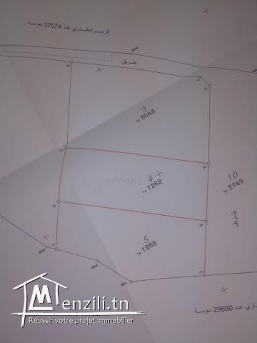 Des terrains a vendre de 150 a 1262m