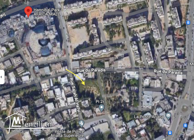 Ariana centre - Terrain à batir