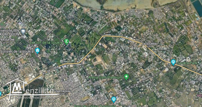 Lots de terrains à la Soukra