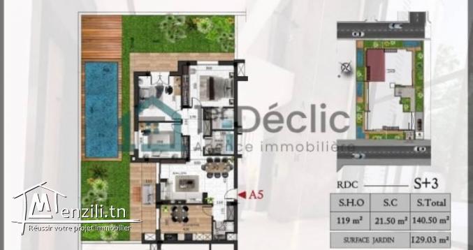 A Vendre Un Appartement S3 Très Haut Standing Avec Jardin Direct Promoteur à Choutrana 1