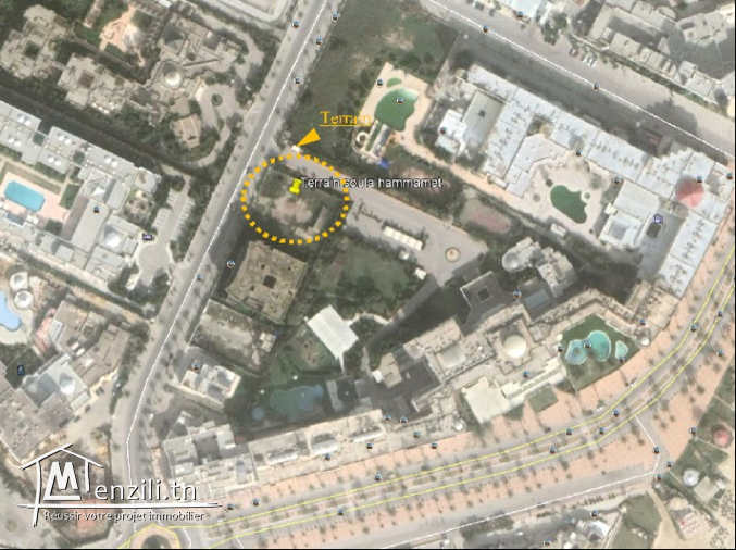 TERRAIN À VENDRE A YASSMIN HAMMAMET