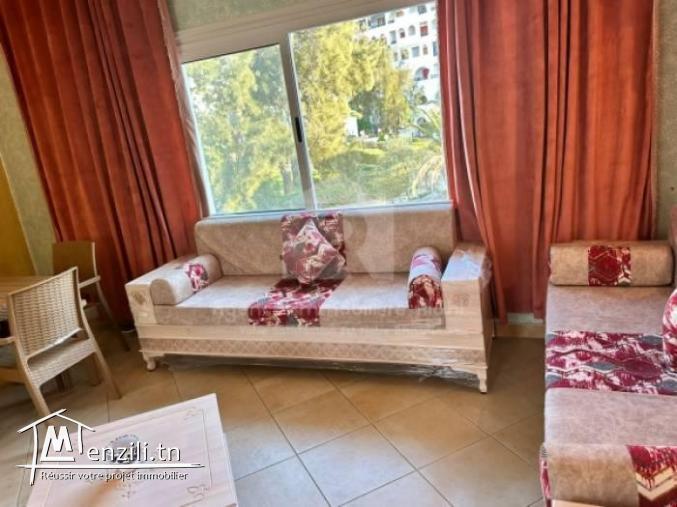 A Louer ( annuelle)  02 appartements S0 S1 meublé situé à Kantaoui Port Marina