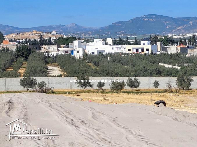 Terrain de 200 m2 à vendre   HAMMAMET