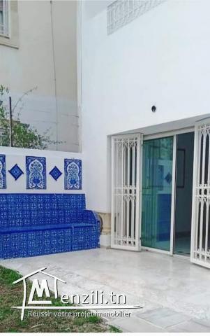 À louer duplex avec jardin la Marsa
