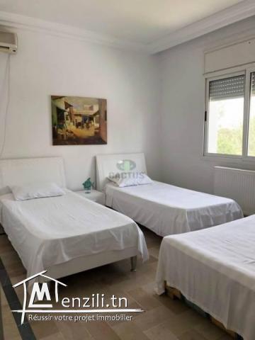 À louer Villa en S3 avec piscine à Hammamet Nord