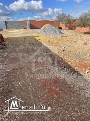 Un terrain clôturé de 800 m² vue de mer à Hammamet Sud à vendre 51355351