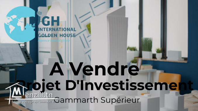 A vendre projet d'investissement à Gammarth