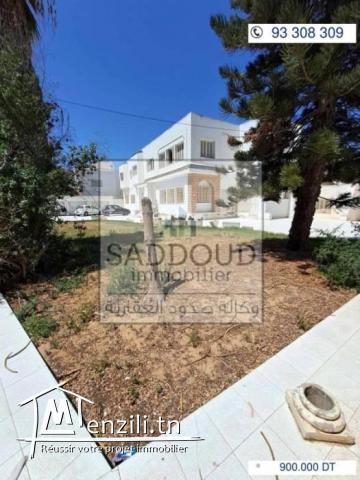 terrain R4 1300 m² à route tunis 1.5