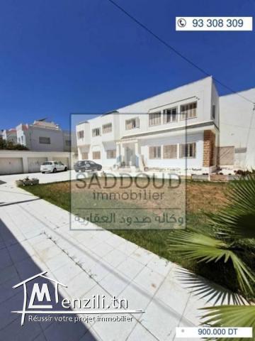 terrain R4 1300 m² à route tunis 1.5