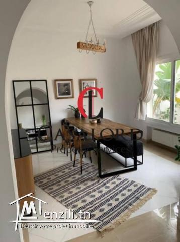 Duplex meublé S4 vue mer à Gammarth