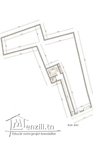 Terrain commercial à vendre à Gafsa