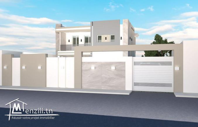 Maison sur plan a vendre a Hammamet sidi hammed.