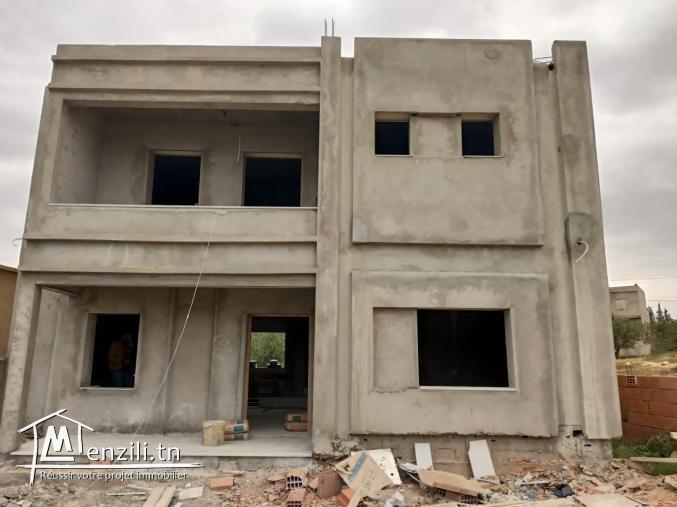 Maison sur plan a vendre a Hammamet sidi hammed.