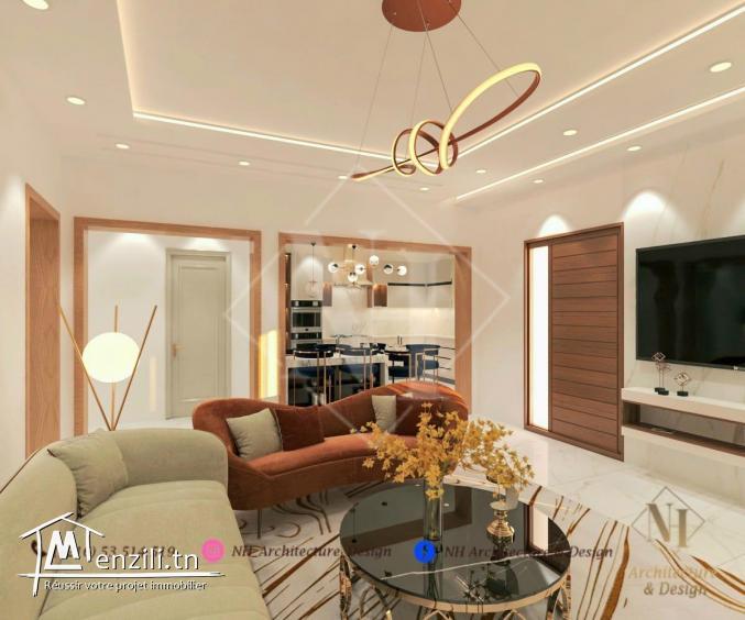 Maison sur plan a vendre a Hammamet sidi hammed.