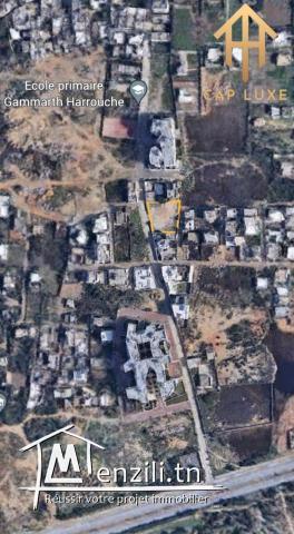 Terrain Idéalement Situé à Gammath, Tunis - Superficie de 625 mètres carrés avec Deux Façades