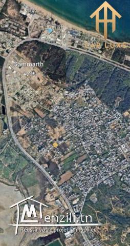 Terrain Idéalement Situé à Gammath, Tunis - Superficie de 625 mètres carrés avec Deux Façades