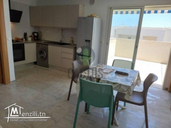 Location EstivaleS2 dans une résidence avec piscine à Cité El Wafa Nabeul.